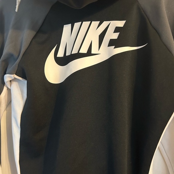 Nike zip up hooded color block jacket / hooded sweatshirt / Nike / womens - Picture 4 of 6